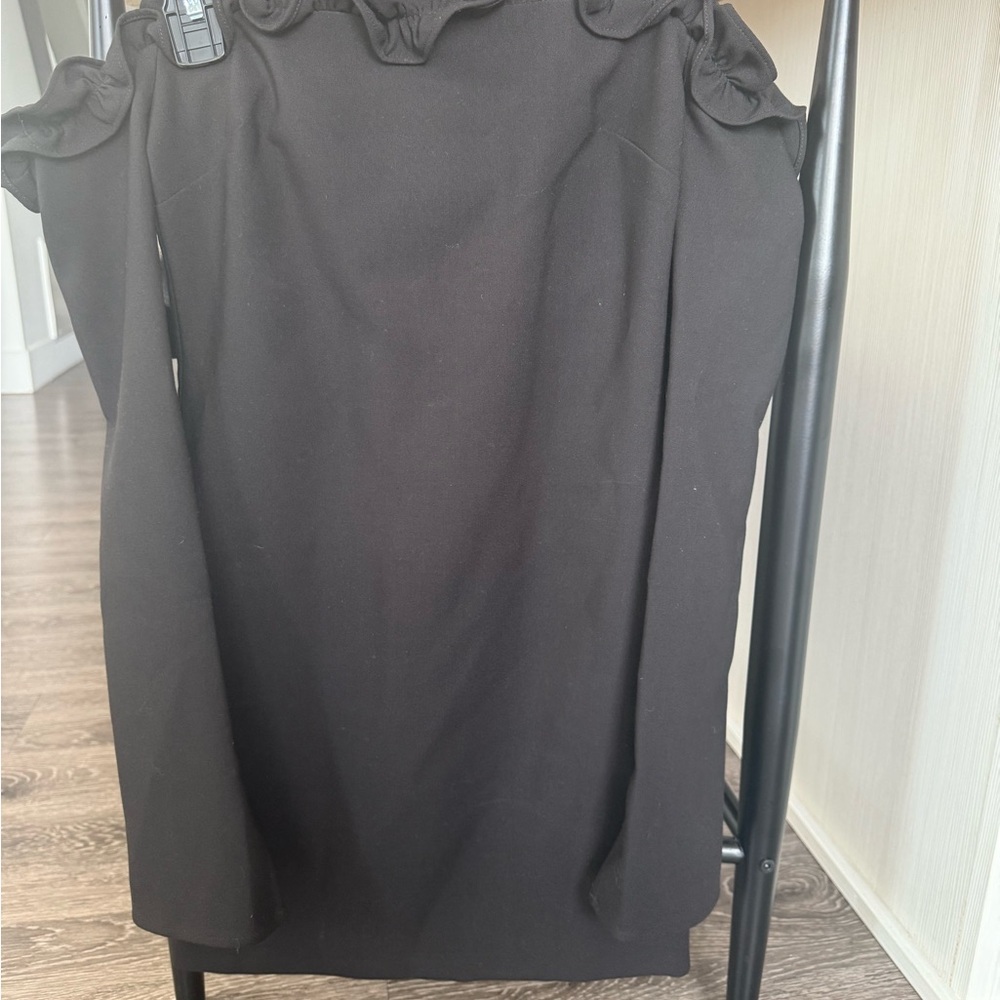 Likely off the shoulder mini dress